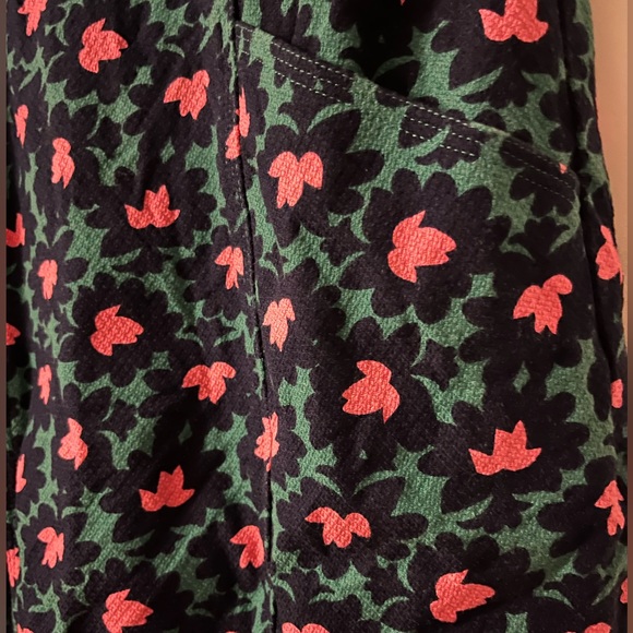 Boden Forest & Navy Floral Louise Textured Midi Sheath Dress US6R - Picture 7 of 12